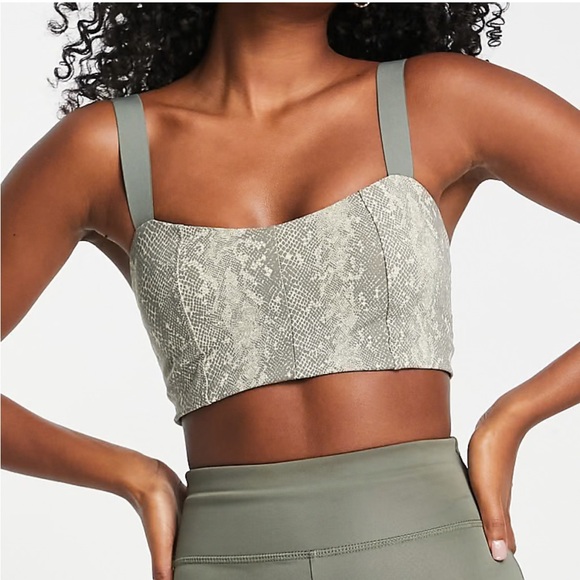 Varley Pants - Varley greenwood viper snake print sports bra size small